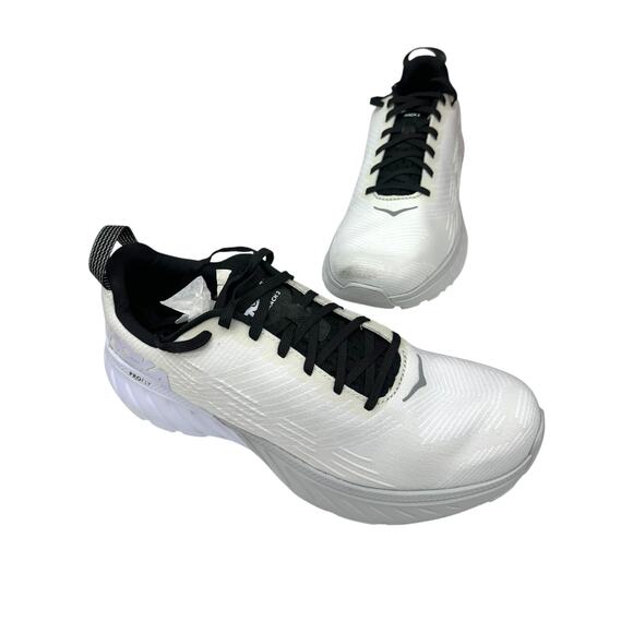 HOKA One One Mach 3 Men\'s Size 11 White Black Road Running Sneakers Trainer main image 8